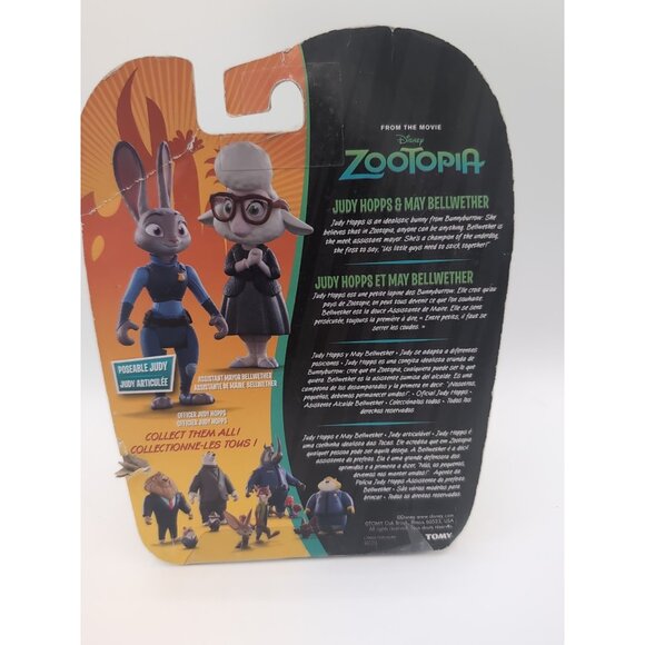 Zootopia ~ Judy Hopps & May Bellwether Action Figures ~ Tomy - Picture 2 of 2